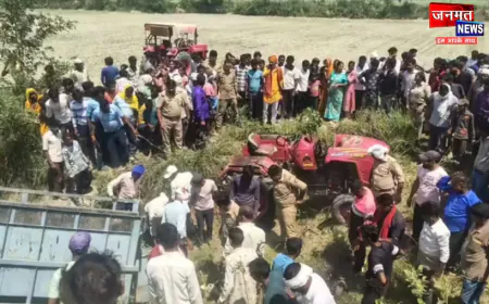 लखीमपुर खीरी: मातम में बदल गईं खुशियां, मुंडन कार्यक्रम में जा रही ट्रैक्टर-ट्रॉली पलटने से 5 की मौत