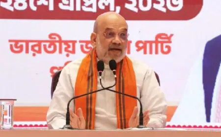 बंगाल में प्रचंड बहुमत से आ रही है भाजपा, पहले चरण में 110 से अधिक सीटें जीतेंगे: अमित शाह