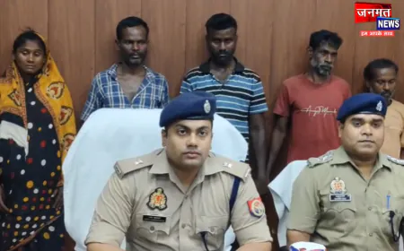 चंदौली पुलिस ने 16 लाख की बड़ी ठगी का किया खुलासा, 7 शातिर गिरफ्तार; लाखों की नकदी बरामद