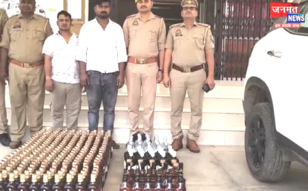 मिर्जापुर: 30 लाख के अवैध अंग्रेजी शराब के साथ 2 तस्कर गिरफ्तार