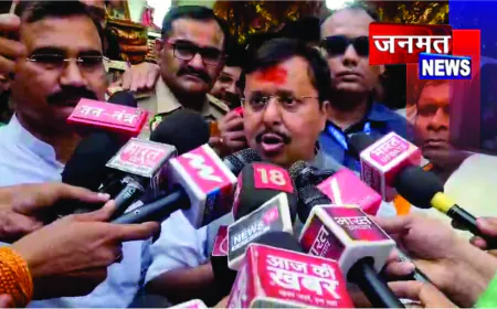 भाजपा राष्ट्रीय अध्यक्ष नितिन नवीन ने मां विंध्यवासिनी के किए दर्शन, बंगाल चुनाव पर कही बड़ी बात