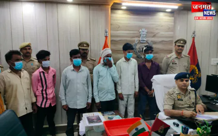 बलरामपुर: गैर इरादतन हत्या के 14 अभियुक्त गिरफ्तार, आला-ए-कत्ल बरामद