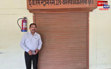 उरई: ईवीएम-वीवीपैट वेयरहाउस का डीएम ने किया औचक निरीक्षण, सुरक्षा व पारदर्शिता पर विशेष फोकस