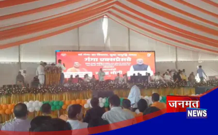 संभल में गंगा एक्सप्रेस-वे के उद्घाटन को लेकर भव्य कार्यक्रम आयोजित, नेताओं ने बताया विकास की रीढ़