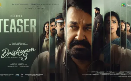 सस्पेंस थ्रिलर 'दृश्यम 3' का टीजर रिलीज, इस फाइनल चैप्टर में खुलेगा 'जॉर्ज कुट्टी' का रहस्य