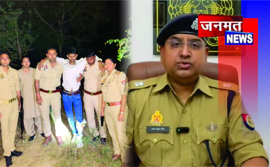 फर्रुखाबाद में हत्या आरोपी से एसओजी पुलिस की मुठभेड़, पैर में गोली लगने से घायल