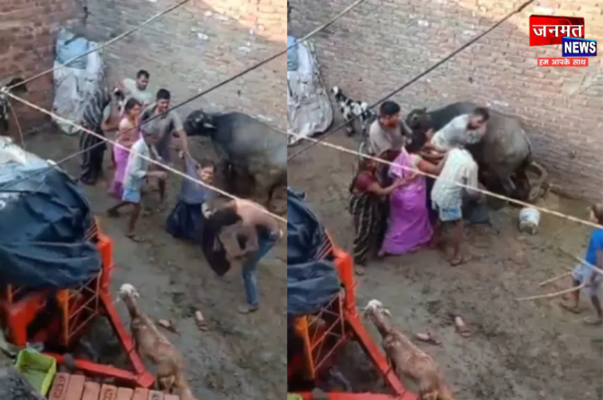 फर्रुखाबाद में पानी निकासी को लेकर जमकर चले लाठी डंडे, पिता पुत्र को आई गंभीर चोटें