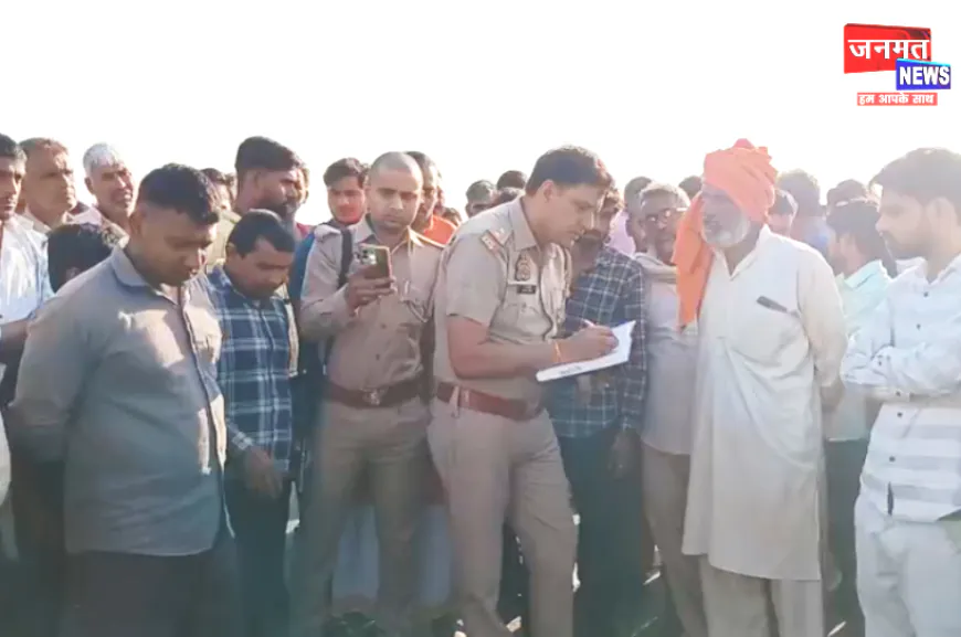 मथुरा: अनियंत्रित वाहन ने ऊंट-बुग्गी को रौंदा, चालक व ऊंट की दर्दनाक मौत; आक्रोशित ग्रामीणों ने लगाया जाम