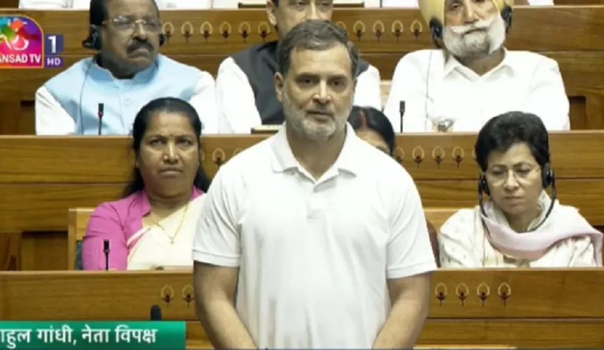 संसद में राहुल गांधी की बात पर लगे ठहाके, बोले- 'PM और मेरे साथ वाइफ इशू नहीं'