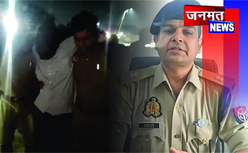 मुठभेड़ में वांछित चोर गिरफ्तार, पुलिस की जवाबी फायरिंग में पैर में लगी गोली
