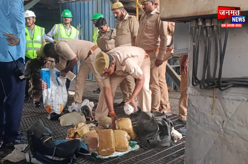 ऑपरेशन दहन के तहत बलरामपुर पुलिस ने 30 किलो से अधिक मादक पदार्थों का किया विनिष्टीकरण