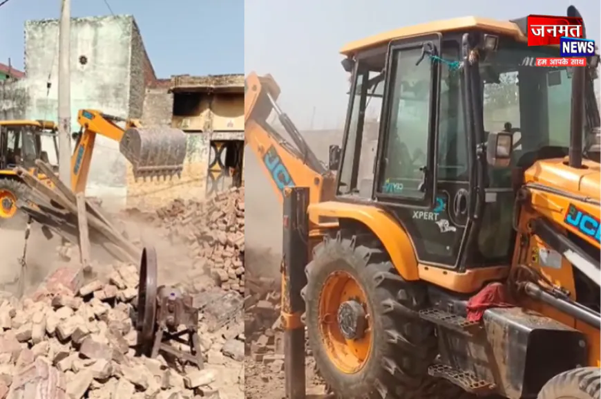 संभल: ASI की संरक्षित भूमि पर अवैध कब्जों के खिलाफ बड़ी कार्रवाई, दो मकानों को किया ध्वस्त