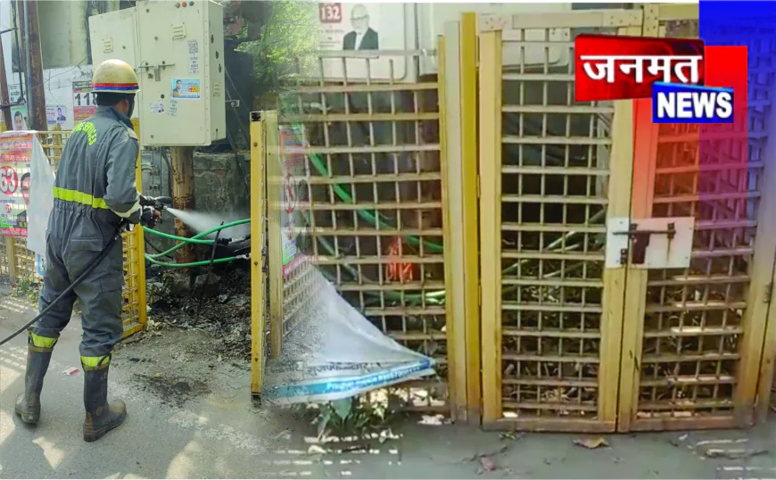 बिजली तारों में लगी आग, मचा हड़कंप, समय रहते पाया गया काबू