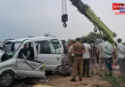 उरई: अयोध्या से लौट रहे भक्तों की गाड़ी ट्रक में घुसी, 8 की मौत; 2 गंभीर घायल