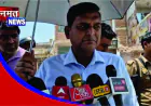 जीटी रोड चौड़ीकरण अभियान के दौरान सपा कार्यालय पर चला बुल्डोजर, पूर्व सांसद रामकिशुन धरने पर बैठे
