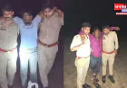 हरदोई: पुलिस मुठभेड़ में घायल दो शातिर चोर गिरफ्तार; बाइक, तमंचे और जेवर बरामद