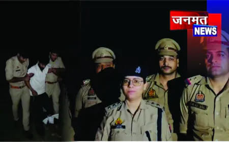 कानपुर देहात में मुठभेड़ के बाद 4 शातिर बदमाश गिरफ्तार, लूट कांड का खुलासा