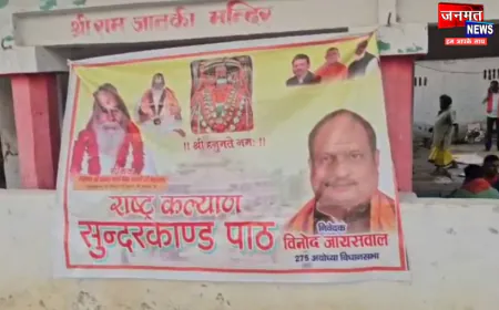 अयोध्या में राष्ट्र कल्याण के लिए सुंदरकांड पाठ का आयोजन, पश्चिम बंगाल में भाजपा की जीत की दी बधाई
