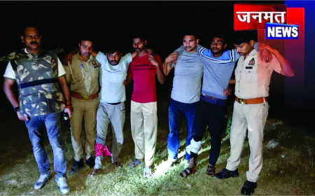 पुलिस मुठभेड़ में अंतरजनपदीय भैंस चोर गिरोह गिरफ्तार, दो बदमाश घायल