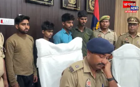 रामपुर पुलिस और एसओजी पुलिस को मिली बड़ी कामयाबी,  चार शातिर चोरो को किया गिरफ्तार
