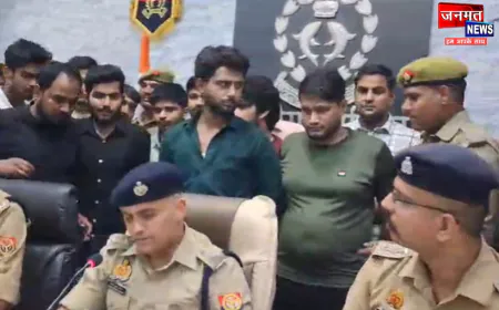 अलीगढ़ पुलिस ने डकैती की योजना बनाने वाले 12 आरोपी किए गिरफ्तार, 6 पिस्टल 4 अवैध तमंचे बरामद