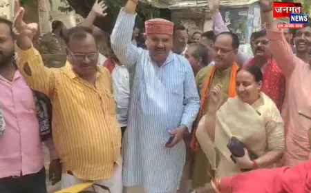 मिर्जापुर नगर पालिका परिषद वार्ड 36 उपचुनाव में भाजपा उम्मीदवार विजई घोषित, 11 वोट से हासिल हुई जीत