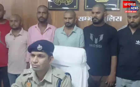 संभल पुलिस ने बाबा गैंग के आधा दर्जन लोगों को किया गिरफ़्तार, खुलेआम फायरिंग कर फैलाते थे दहशत