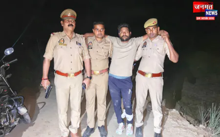 कौशाम्बी: मुठभेड़ में 25 हजार का इनामी पशु चोर गिरफ्तार, फायरिंग के दौरान बाल-बाल बचे मंझनपुर इंस्पेक्टर