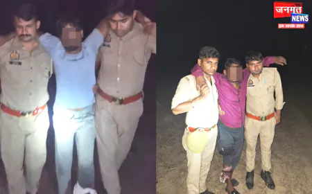 हरदोई: पुलिस मुठभेड़ में घायल दो शातिर चोर गिरफ्तार; बाइक, तमंचे और जेवर बरामद