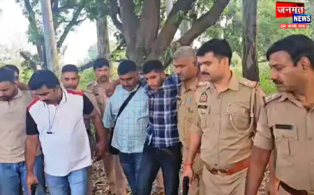 सीतापुर पुलिस का बड़ा एक्शन, 50-50 हजार के दो इनामी बदमाश मुठभेड़ में गिरफ्तार