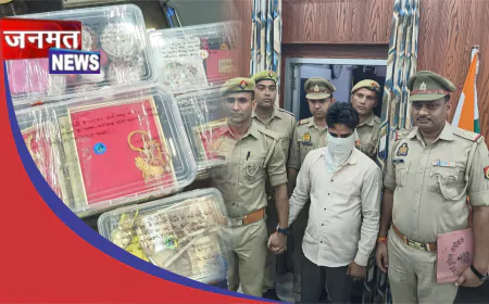 तिजोरी का ताला बनाने पहुंचा कारपेंटर निकला चोर, 10 लाख की चोरी का पुलिस ने किया खुलासा