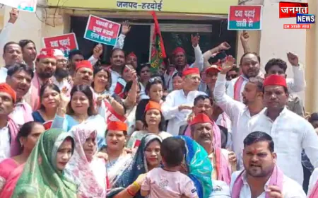 हरदोई में सपा का हल्ला बोल, जनहित की समस्याओं को लेकर राष्ट्रपति को भेजा 17 सूत्रीय मांग पत्र