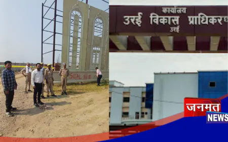 उरई में निर्माणाधीन अवैध मैरिज लॉन किया गया सील, बिना मानचित्र स्वीकृत कराए करा रहे थे निर्माण