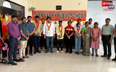 औरैया: CBSE 12वीं परीक्षा में ग्रीन वैली पब्लिक स्कूल का शानदार प्रदर्शन, विद्यार्थियों ने बढ़ाया क्षेत्र का मान