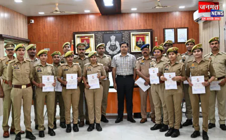 IGRS निस्तारण में अयोध्या पुलिस नंबर वन, SSP ने 33 पुलिसकर्मियों को किया सम्मानित