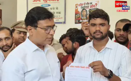लखीमपुर खीरी: नीट पेपर लीक होने के चलते छात्र ने की आत्महत्या, ABVP ने किया विरोध प्रदर्शन