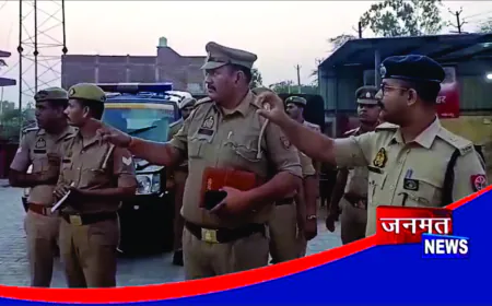 पहासू थाने का एसपी देहात ने किया औचक निरीक्षण, अपराध नियंत्रण को लेकर दिए सख्त निर्देश