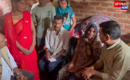 हरदोई में आकाशीय बिजली की चपेट में आने से किशोरी की मौत, पीड़ित परिवार से मिले प्रभारी मंत्री