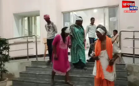 चन्दौली में दामाद बना हैवान, ससुराल वालों को रॉड और लाठी-डंडों से दौड़ा-दौड़ा कर पीटा