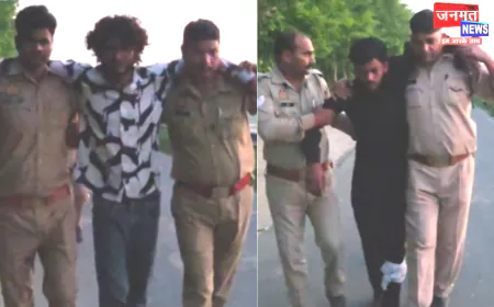 लखीमपुर खीरी: पुलिस मुठभेड़ में लुटेरे गिरफ्तार; लूट की बाइकें, मोबाइल व अन्य सामग्री बरामद
