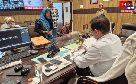 उरई: जनसुनवाई में डीएम ने सुनी आमजन की पीड़ा, शिकायतों के त्वरित निस्तारण के दिए सख्त निर्देश