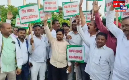 अयोध्या: पंचायत चुनाव को लेकर ग्राम प्रधानों ने किया विरोध प्रदर्शन, मुख्यमंत्री को भेजा ज्ञापन