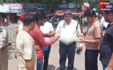 हरदोई: भीषण गर्मी में ड्यूटी कर रहे ट्रैफिक पुलिसकर्मियों को युवा कांग्रेस ने वितरित किया पेठा और मट्ठा
