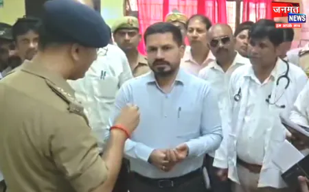 अयोध्या डीएम शशांक त्रिपाठी ने सीएचसी रुदौली का किया औचक निरीक्षण, गंदगी और अव्यवस्थाओं पर जताई नाराजगी