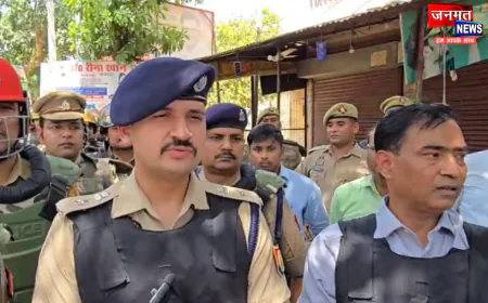 औरैया जिला प्रशासन बकरीद को लेकर पूरी तरह अलर्ट, शहर में किया गया फ्लैग मार्च