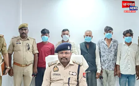 बलरामपुर पुलिस की बड़ी कार्रवाई, जानलेवा हमले के 5 अभियुक्तों को किया गिरफ्तार