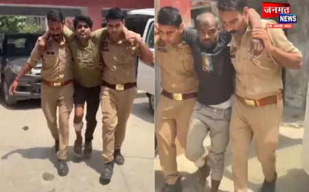 लखीमपुर खीरी: चोरी करने वाले शातिर गिरोह के दो आरोपी मुठभेड़ में गिरफ्तार, अवैध तमंचा व कारतूस बरामद