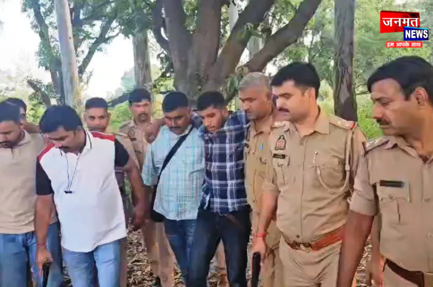 सीतापुर पुलिस का बड़ा एक्शन, 50-50 हजार के दो इनामी बदमाश मुठभेड़ में गिरफ्तार