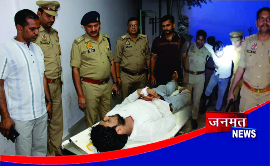25 हजार के इनामी हिस्ट्रीशीटर सागर उर्फ धर्मा पुलिस मुठभेड़ में गिरफ्तार