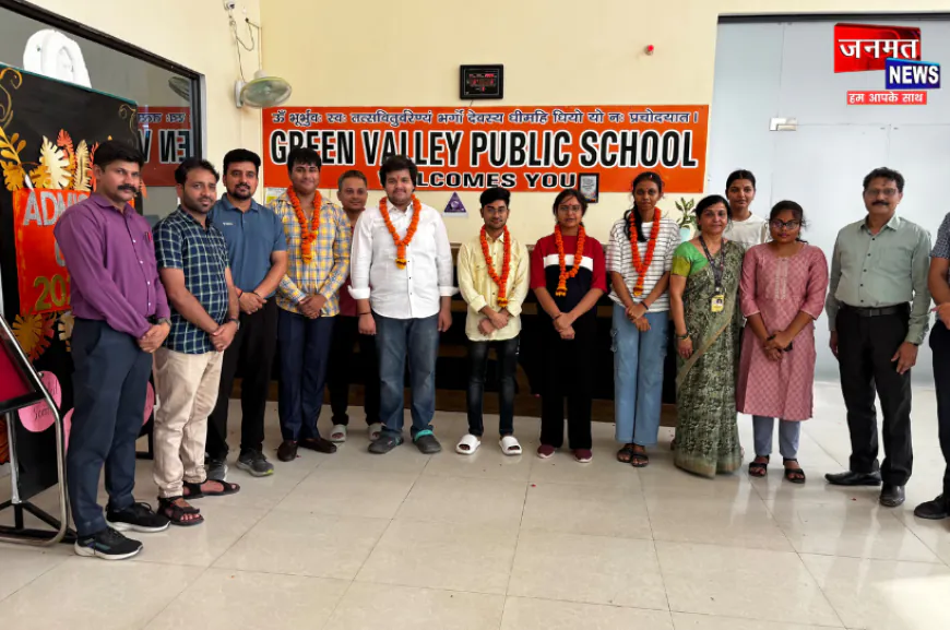 औरैया: CBSE 12वीं परीक्षा में ग्रीन वैली पब्लिक स्कूल का शानदार प्रदर्शन, विद्यार्थियों ने बढ़ाया क्षेत्र का मान